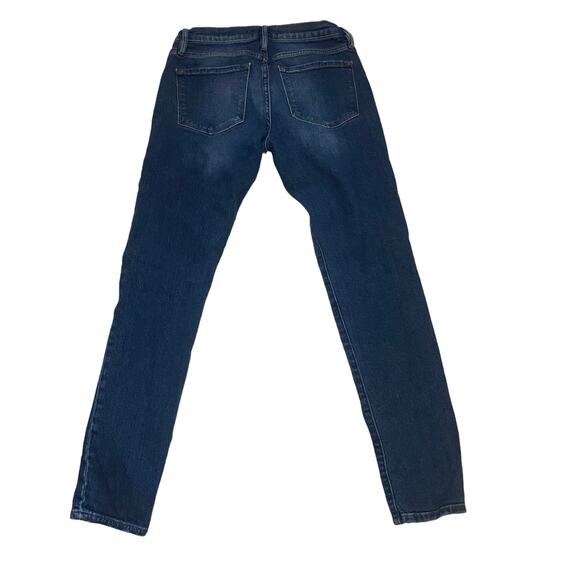 Frame - Le Garcon Mid-Rise Boyfriend Jean in Medium Blue Riley-size 24 - Picture 7 of 14